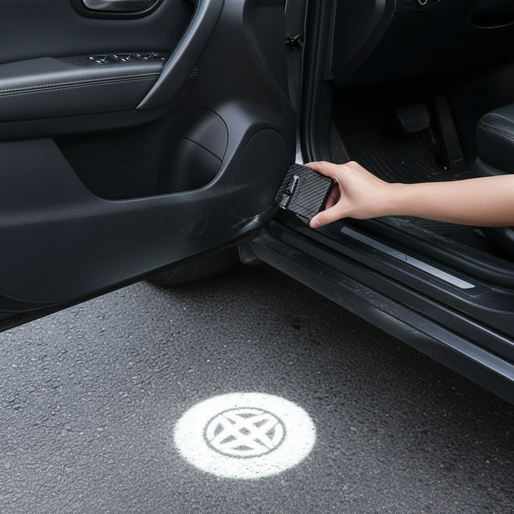 Car digital logo